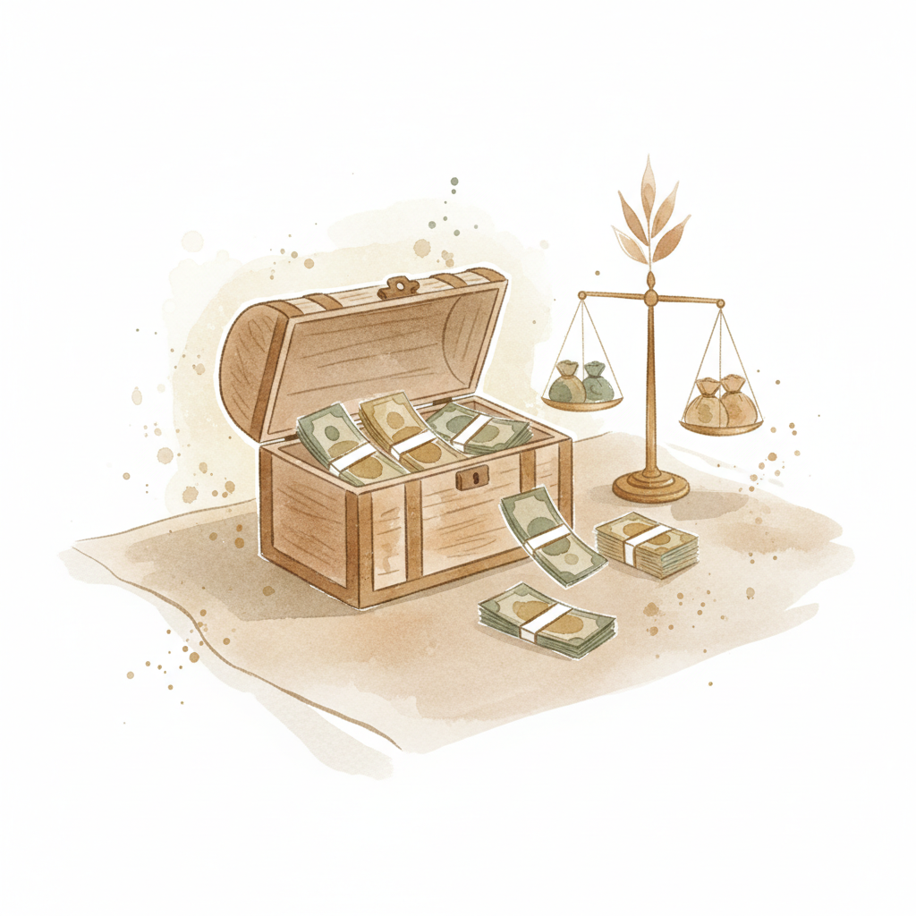 Contant geld thuis gevonden na een overlijden: wat nu?